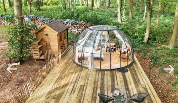 Le Dome De Namur - Une Nuit Insolite Dans Les Bois 外观 照片